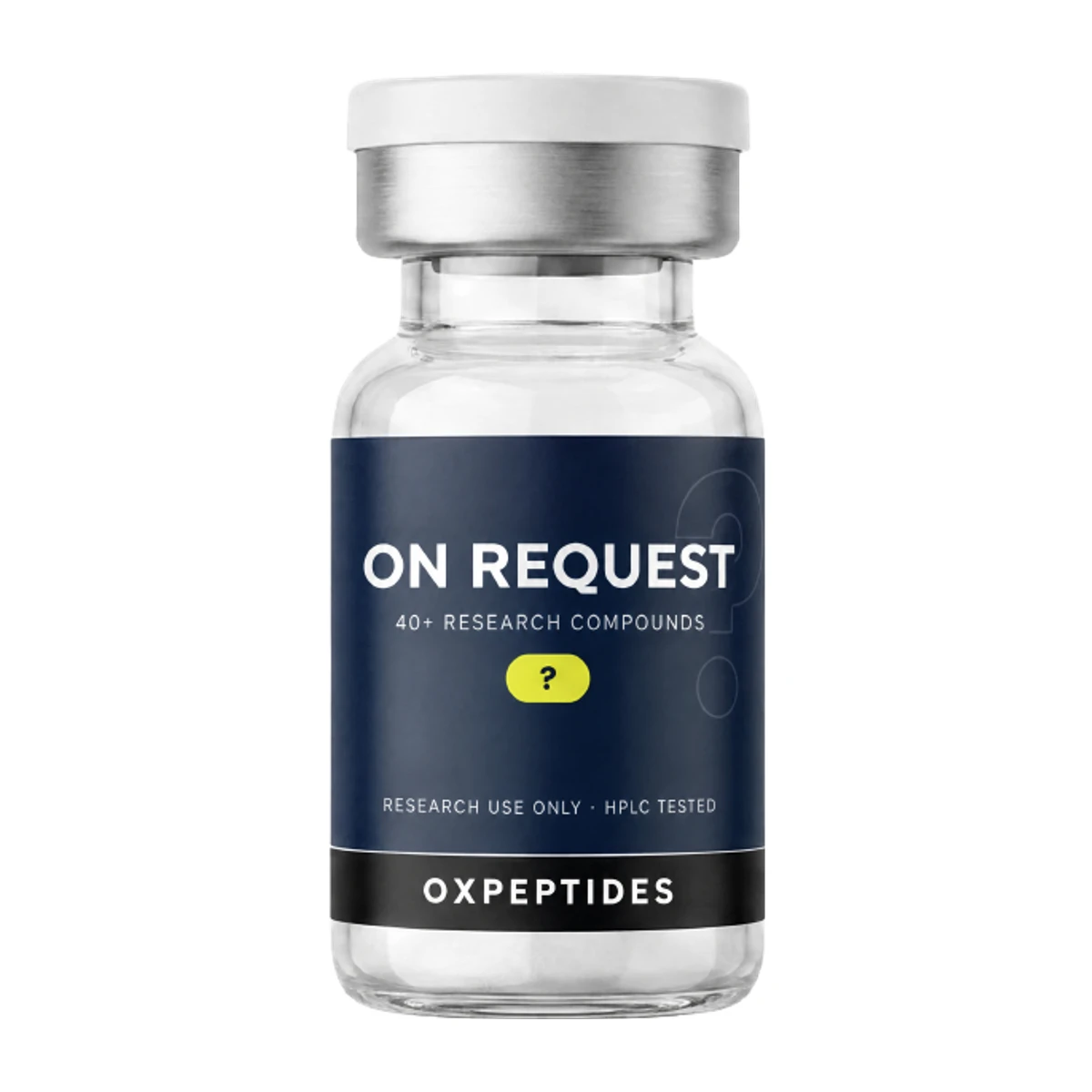 +40 more peptides On request — lyophilized research peptide, OXpeptides vial