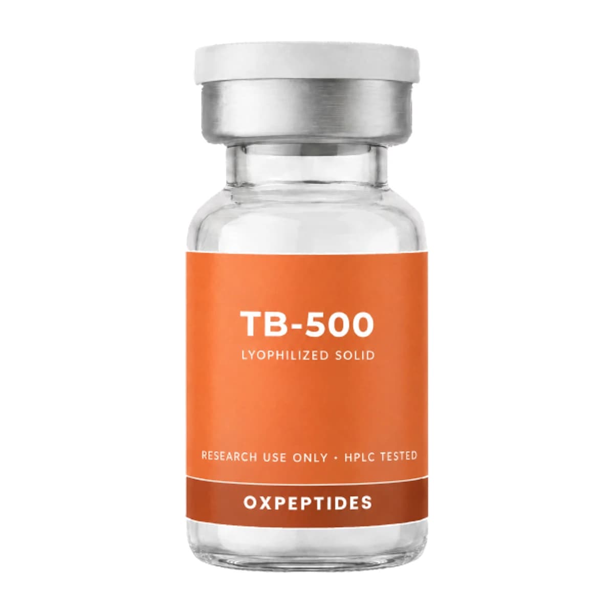 TB-500 10 mg — lyophilized research peptide, OXpeptides vial