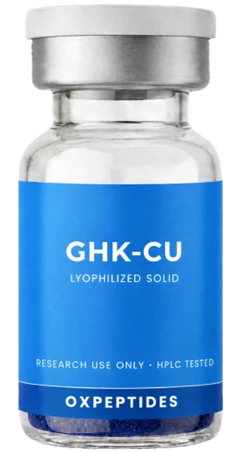 GHK-Cu 100 mg — lyophilized research peptide, OXpeptides vial